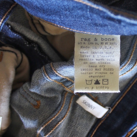Rag & Bone Preston Skinny Jeans 27 4 Preowned - Picture 12 of 13